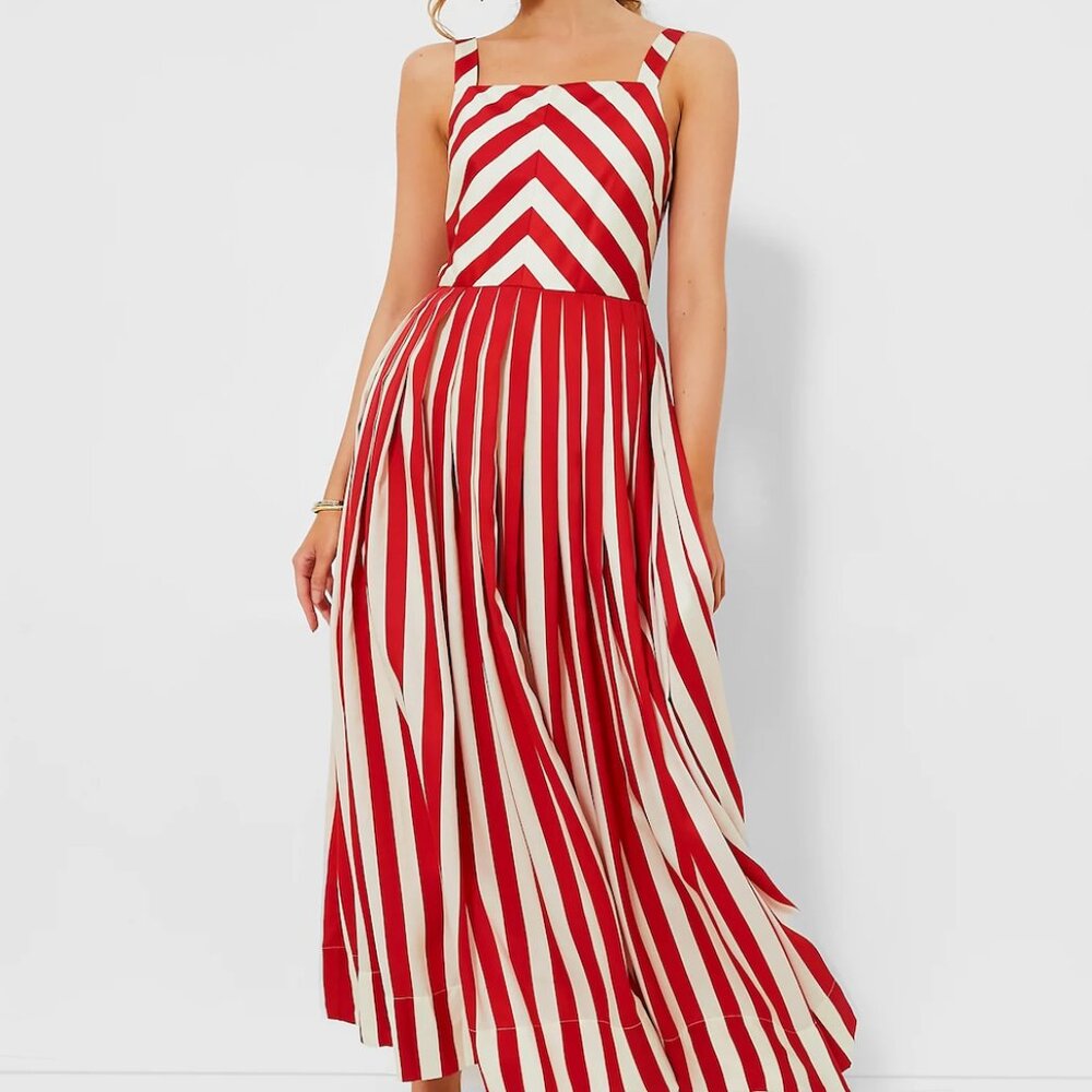 Rouge Stripe Laina Dress (XXS, 00)